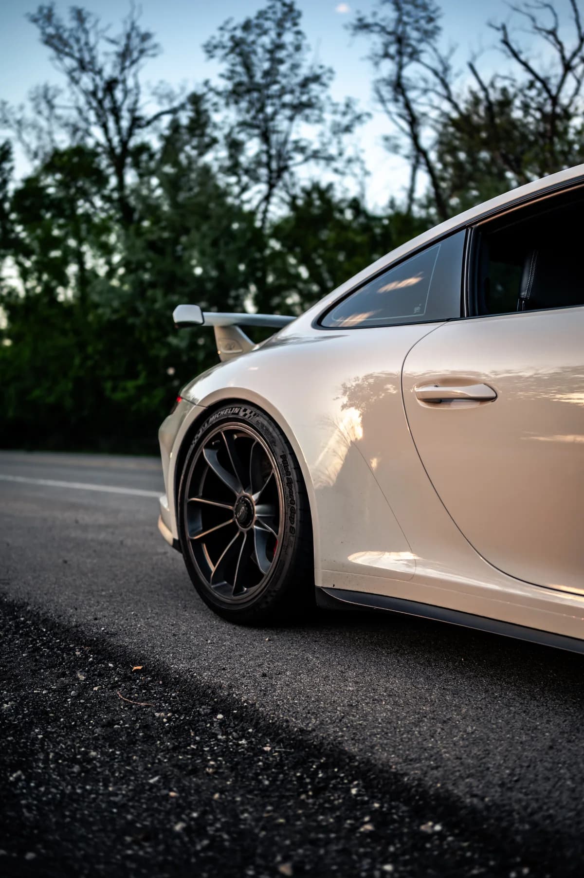Porsche 911 GT3 (991.2) rear-quarter and wheel detail
